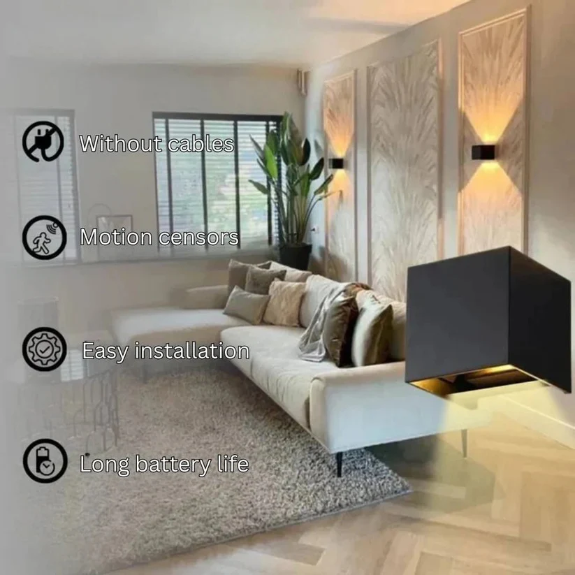 Rechargeable Wireless Wall Sconce with Luxury Ambient Lighting - Image 12