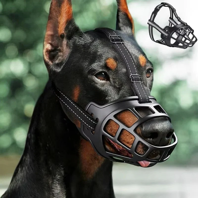 Reflective Dog Muzzle with Adjustable and Breathable Design - Image 2