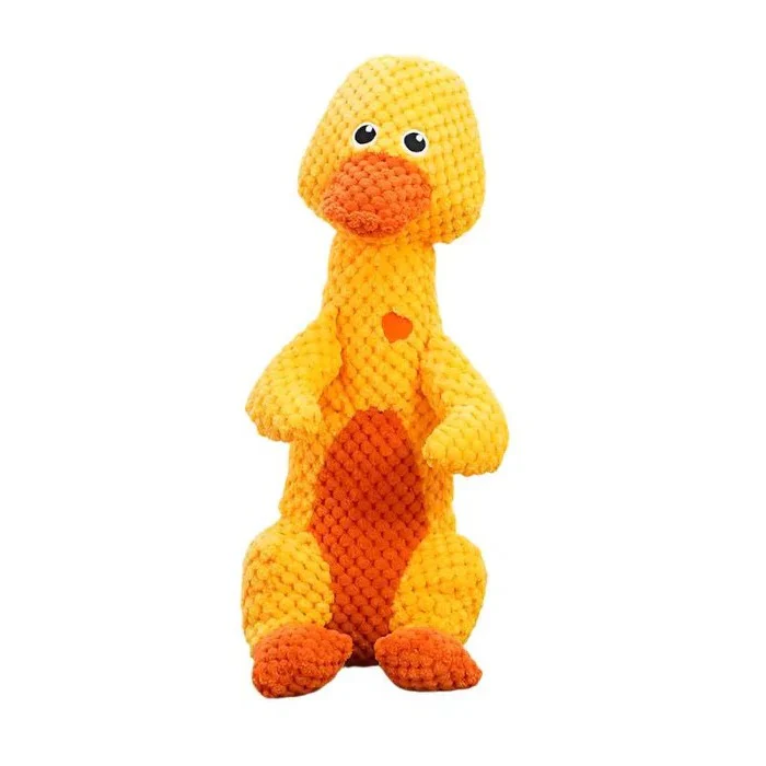 Reinforced Squeaky Plush Dog Toy with Durable Stitching - Image 11