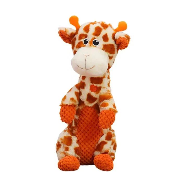 Reinforced Squeaky Plush Dog Toy with Durable Stitching - Image 12