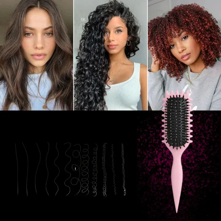 Hair Styling Brush for Curl Shaping and Blow Dry Use - Image 12