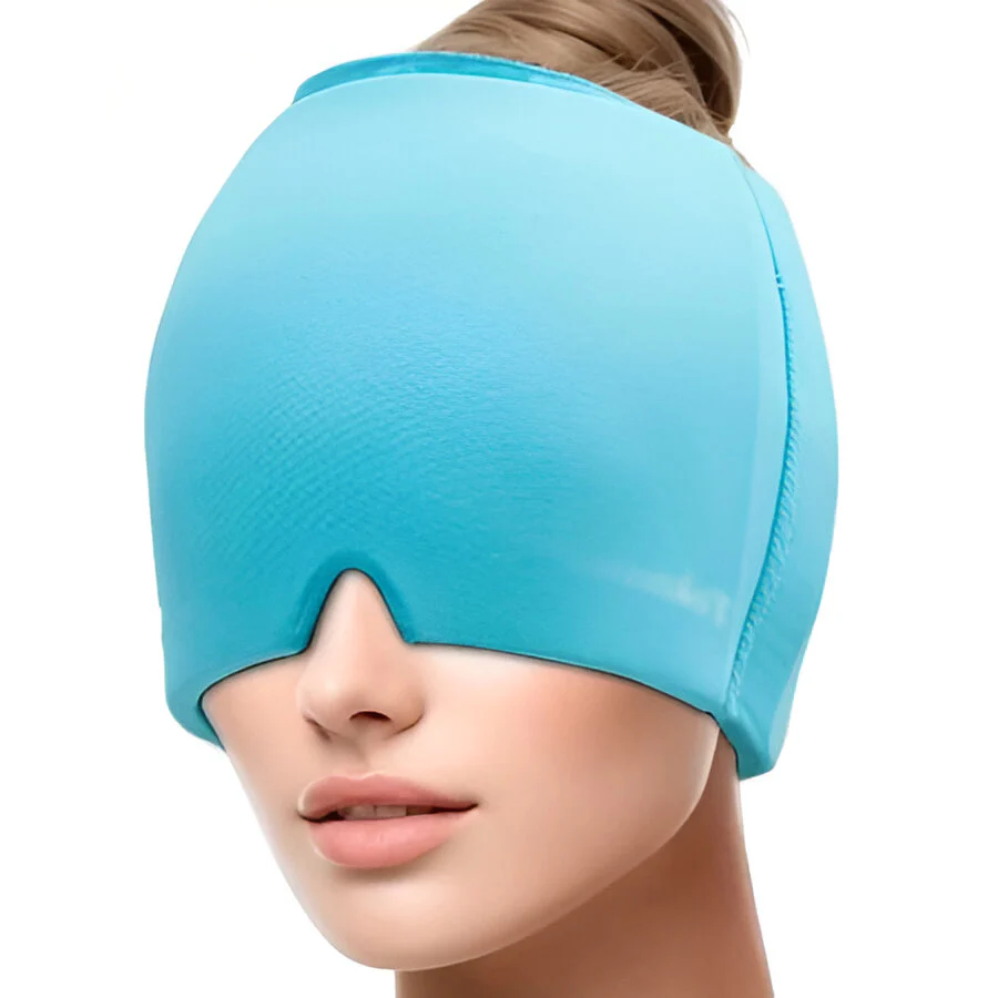 Reusable Gel Head Wrap for Hot & Cold Therapy for Comfort - Image 3