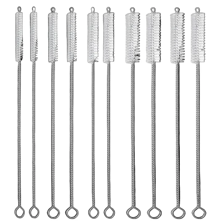Reusable Straw Cleaning Brush Set for Cleaning, 10 Pieces