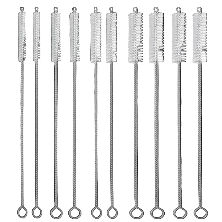 Reusable Straw Cleaning Brush Set for Cleaning, 10 Pieces - Image 2