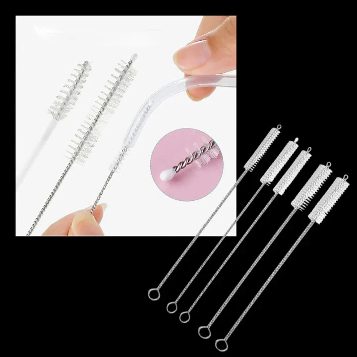 Reusable Straw Cleaning Brush Set for Cleaning, 10 Pieces - Image 7