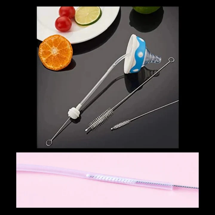 Reusable Straw Cleaning Brush Set for Cleaning, 10 Pieces - Image 9