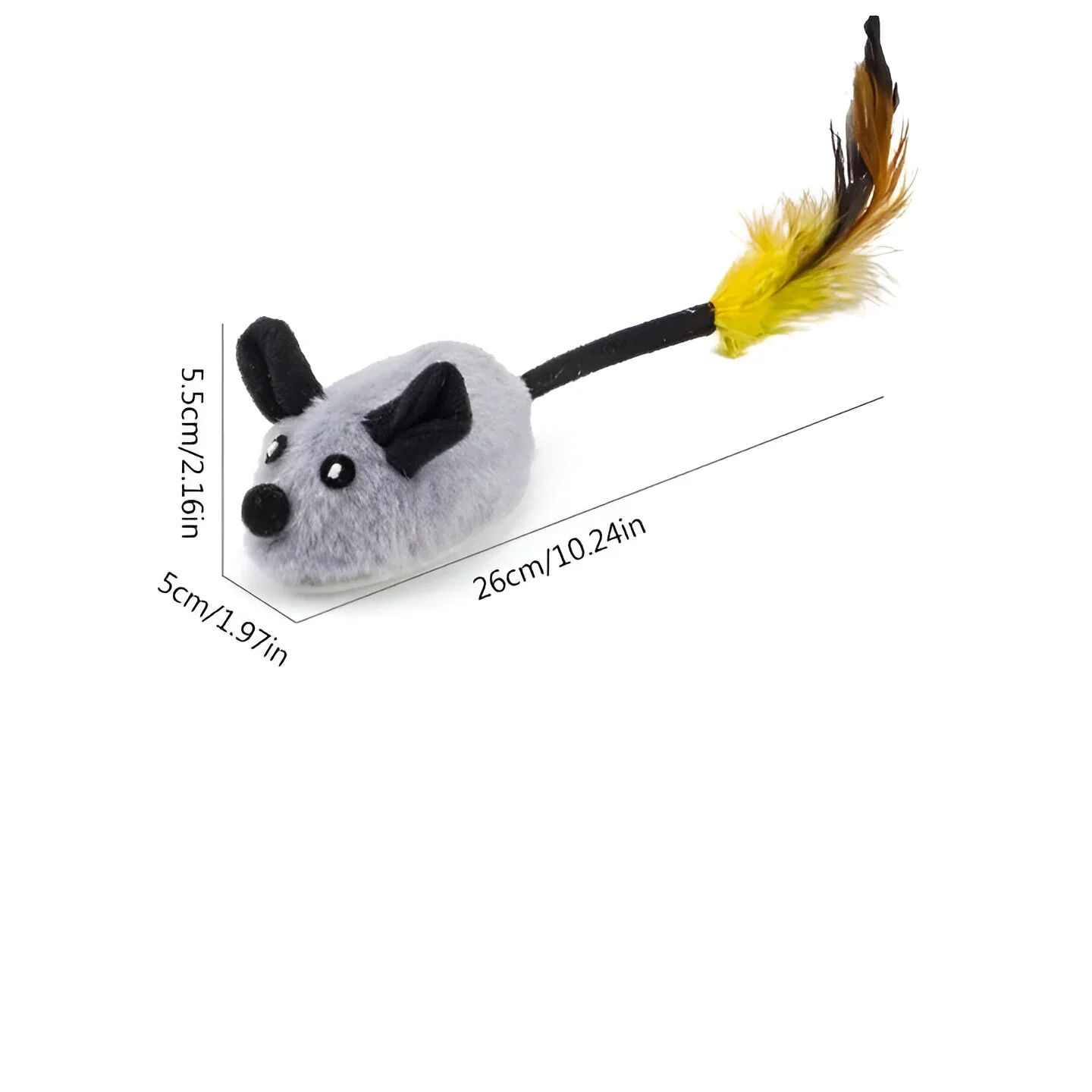 Motion Activated Mouse Shaped Pet Toy - Image 3