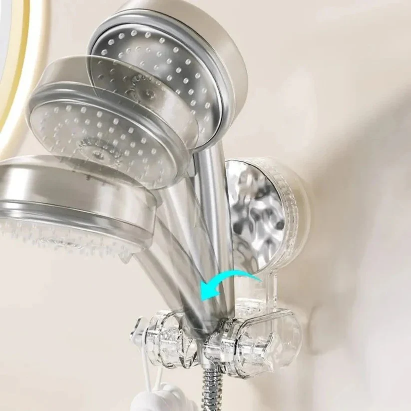 Rotatable Shower Head Mount – Adjustable Suction Holder Tool-Free - Image 3