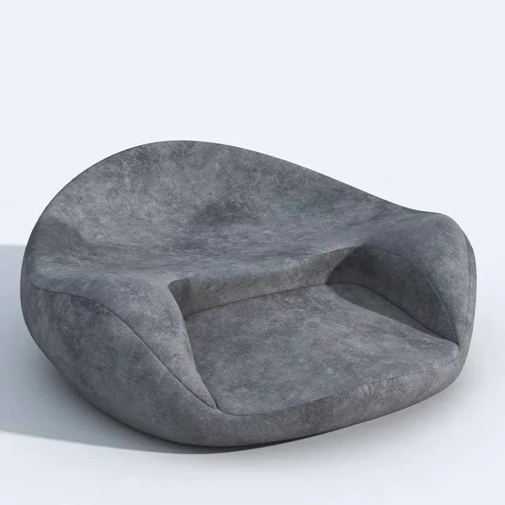Round Meditation Cushion with Memory Foam Core