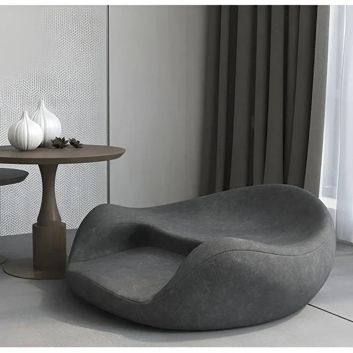 Round Meditation Cushion with Memory Foam Core - Image 6