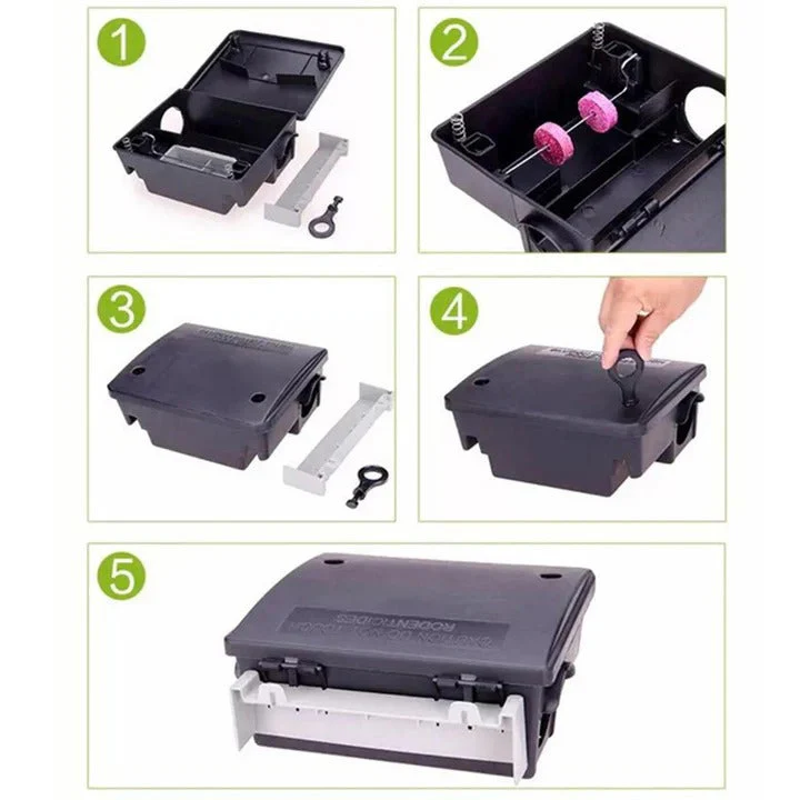 Reusable Rodent Catch Station with Removable Bait Tray - Image 3