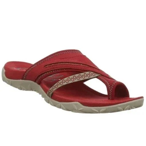 Sandals for Women, Comfortable Casual Cross Strap Flip Flops - Image 3