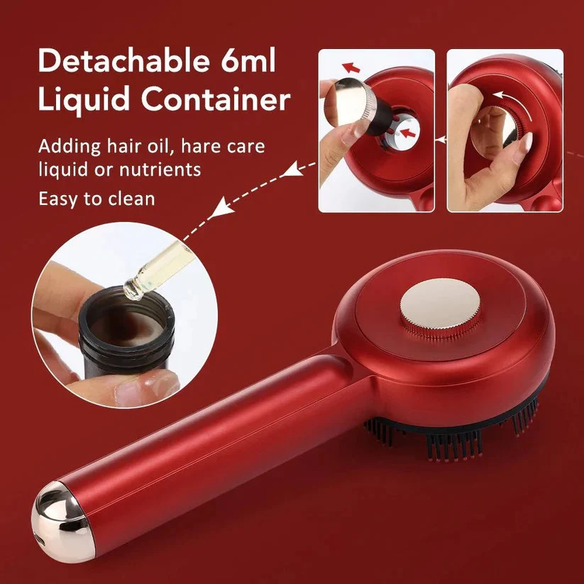 Scalp Massage Brush with Red Light for Hair Support - Image 6