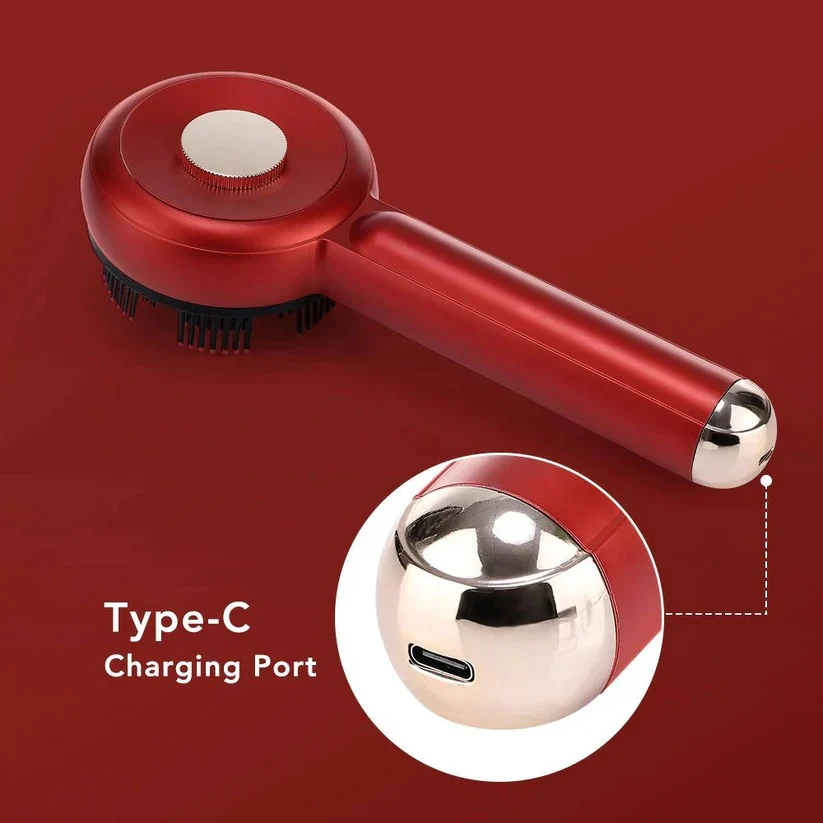 Scalp Massage Brush with Red Light for Hair Support - Image 7