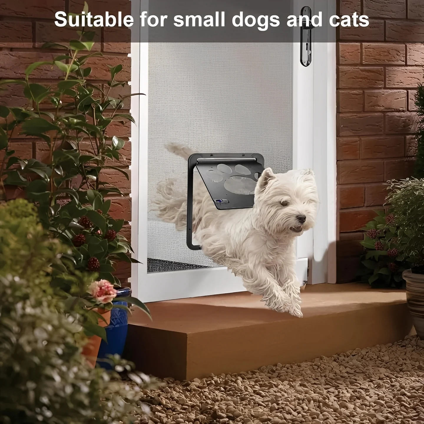 Pet Screen Door Insert with Mesh Flap for Dogs and Cats - Image 3