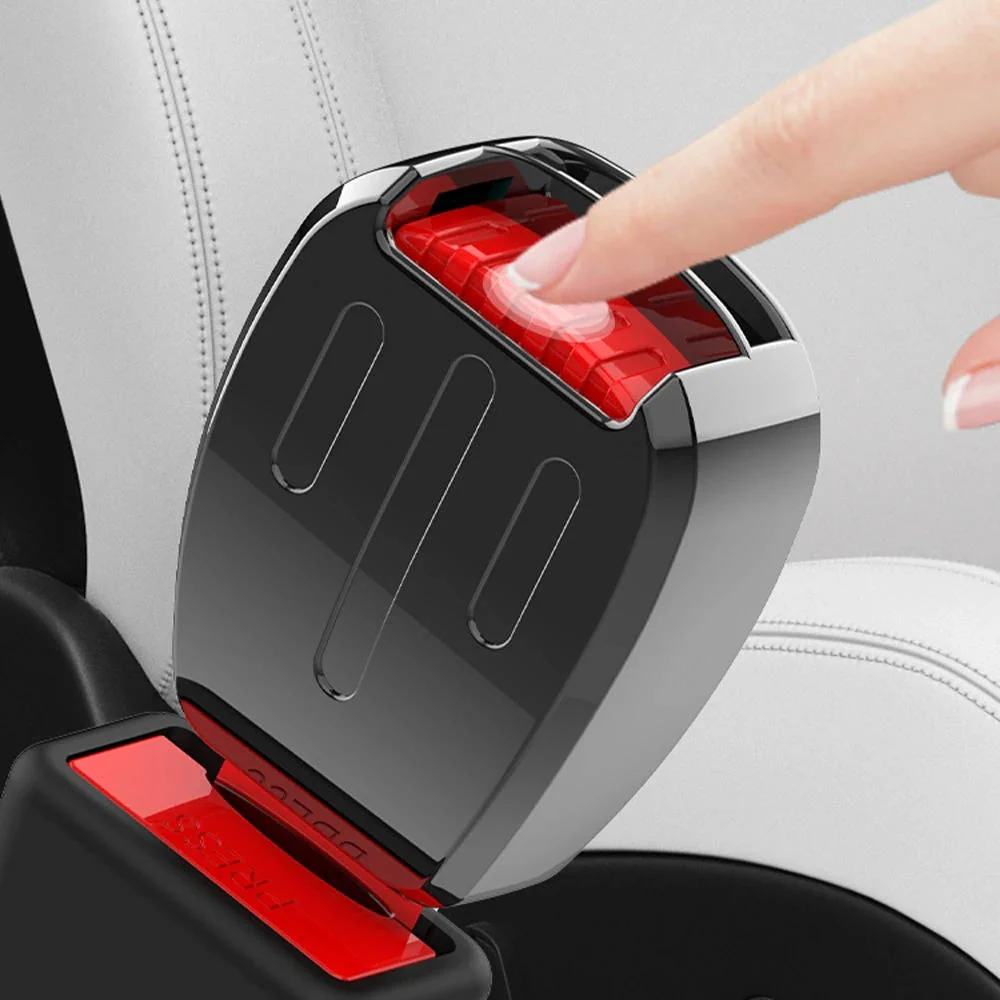 Seat Belt Extender with One Click Release and Metal Locking Tongue, 2 Pack - Image 7