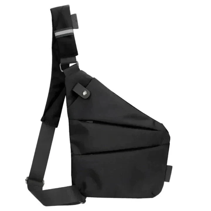 Unisex Crossbody Bag with Hidden Zipper and Secure Design