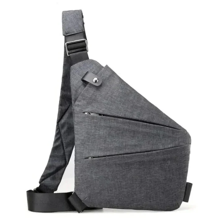 Unisex Crossbody Bag with Hidden Zipper and Secure Design - Image 2