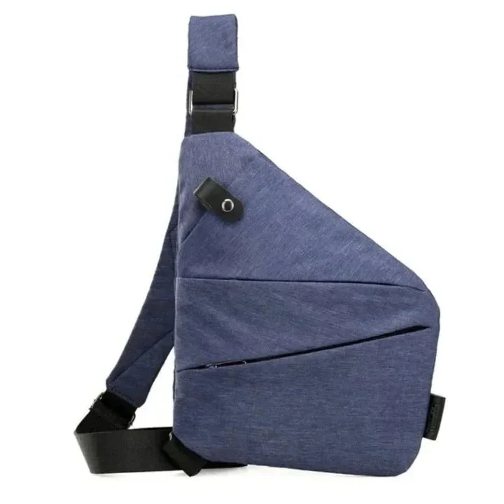 Unisex Crossbody Bag with Hidden Zipper and Secure Design - Image 3
