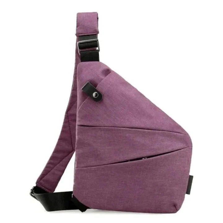 Unisex Crossbody Bag with Hidden Zipper and Secure Design - Image 4