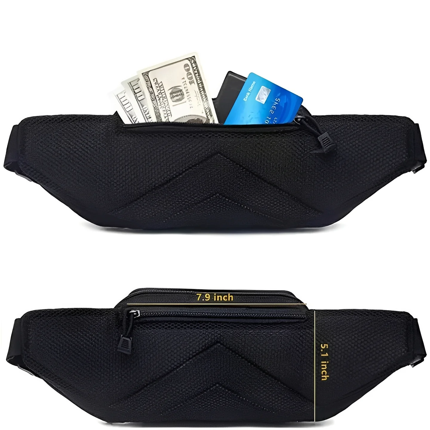 Waist Pouch with Concealed Compartment Design - Image 4