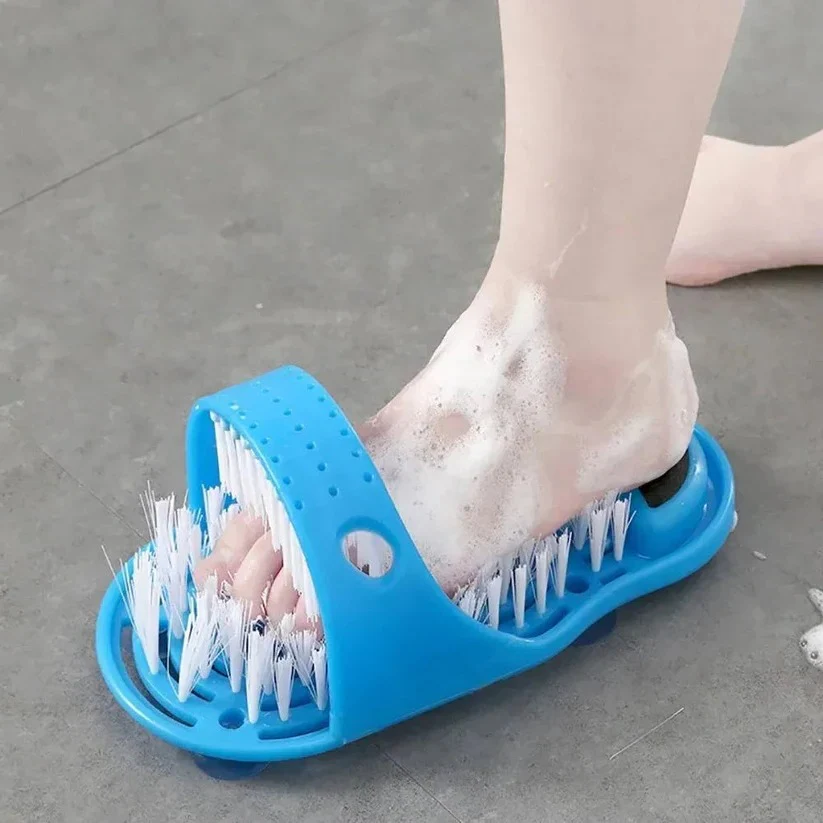 Foot Scrubber for Shower with Contoured Bristles and Grip Base - Image 5