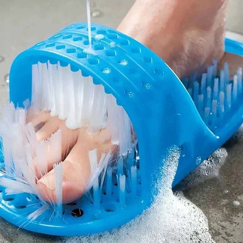 Foot Scrubber for Shower with Contoured Bristles and Grip Base - Image 6