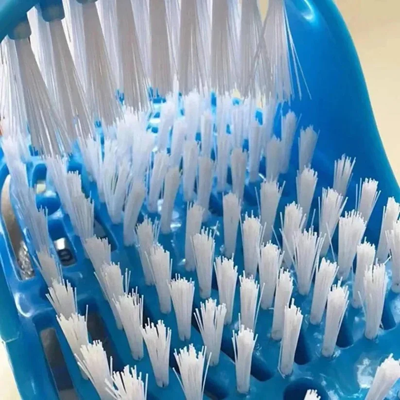 Foot Scrubber for Shower with Contoured Bristles and Grip Base - Image 7