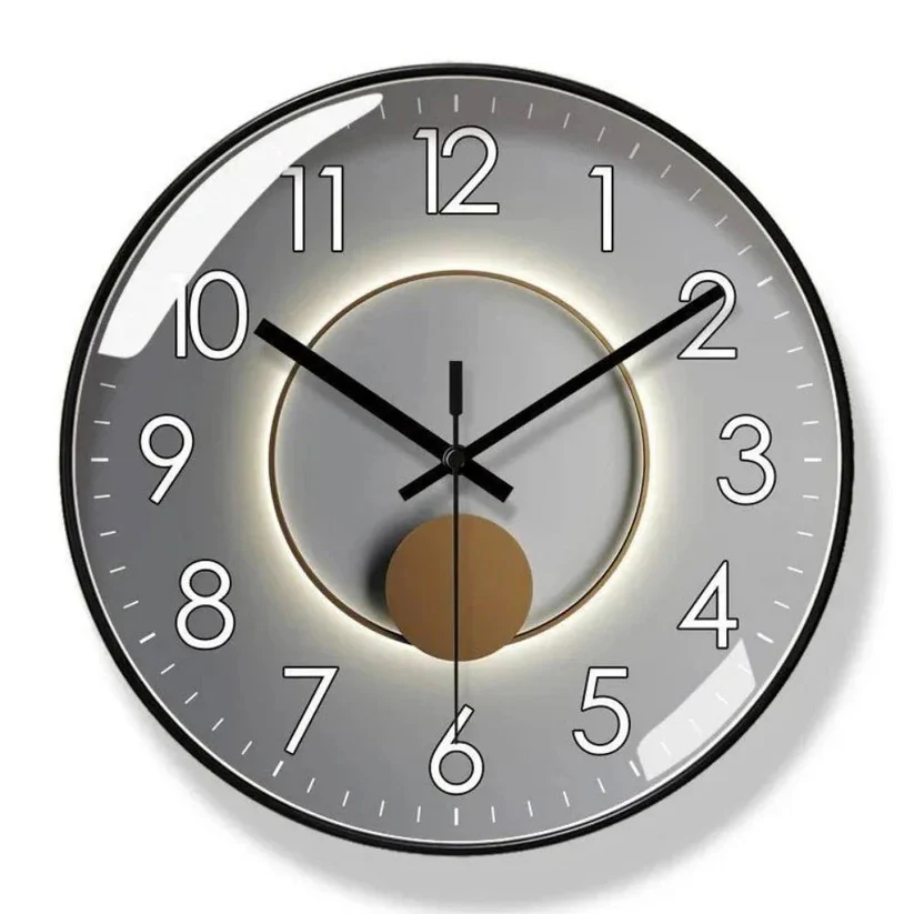 Silent Quartz Wall Clock with Minimalist Design for Modern Home Decor - Image 4