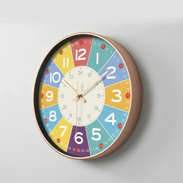 Silent Wall Clock for Nursery and Children's Room - Image 2