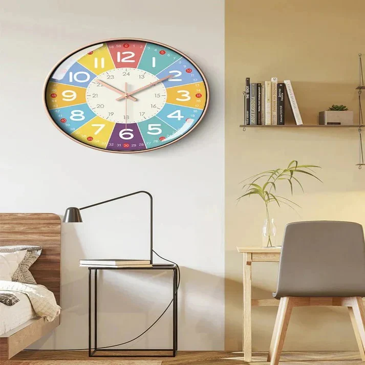 Silent Wall Clock for Nursery and Children's Room - Image 3