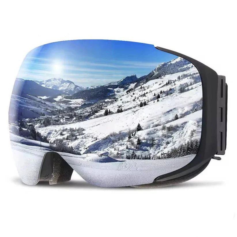Ski Goggles with Magnetic Interchangeable Lens, Anti-Fog and UV400 Snow Goggles - Image 3