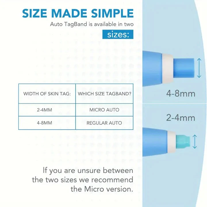 Skin Tag Removal Kit with Silicone Bands & Pen Band Tool - Image 8