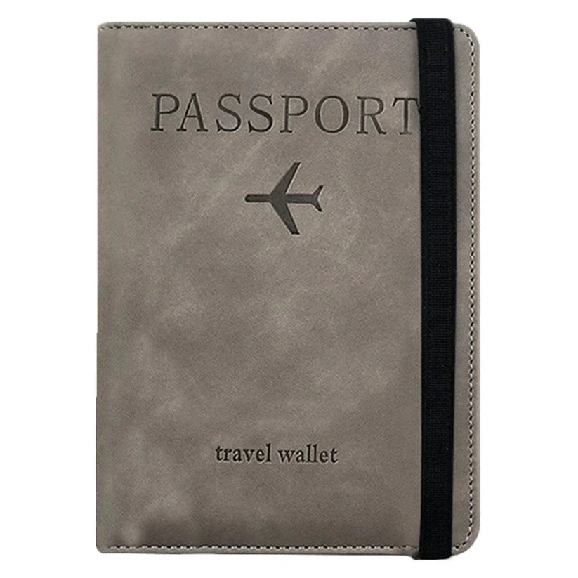 Unisex Slim Travel Passport Wallet with Card Slots - Image 4