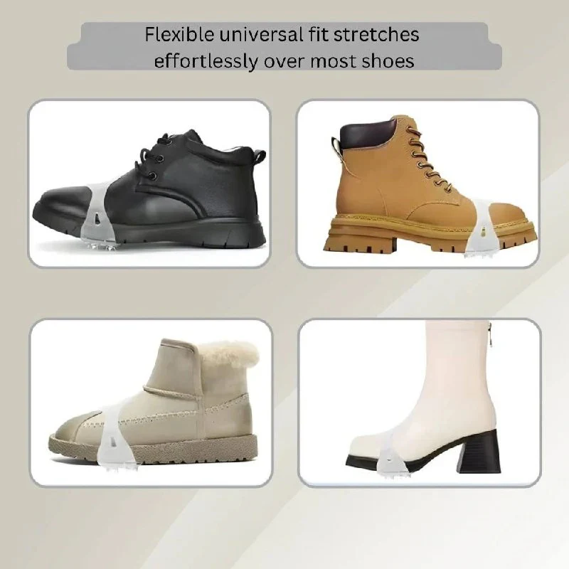Slip-Resistant Ice Traction Cleats with Steel Spikes for Winter Walking - Image 4