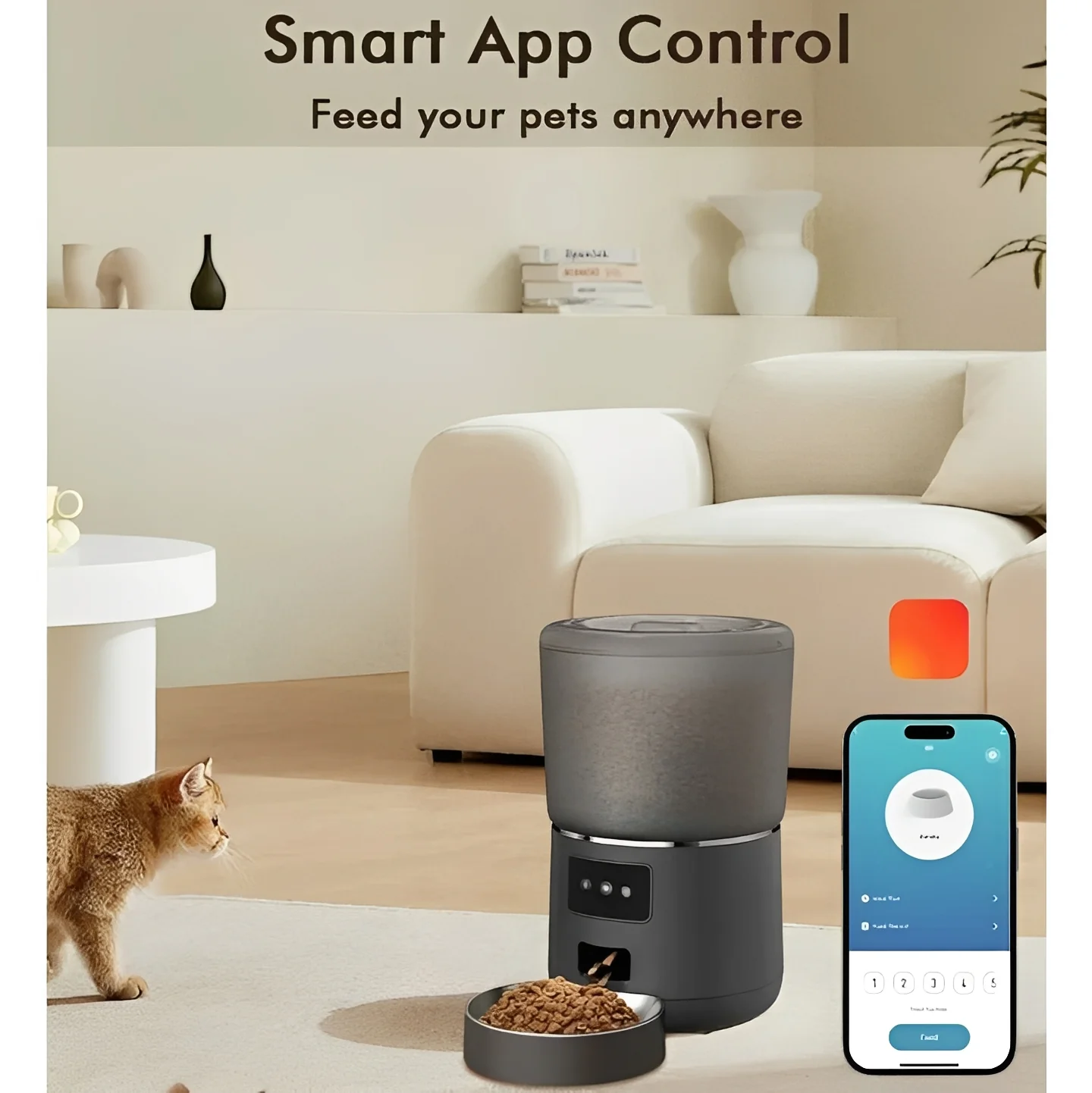 Smart Auto Feeder and Pet Meal Dispenser - Image 6