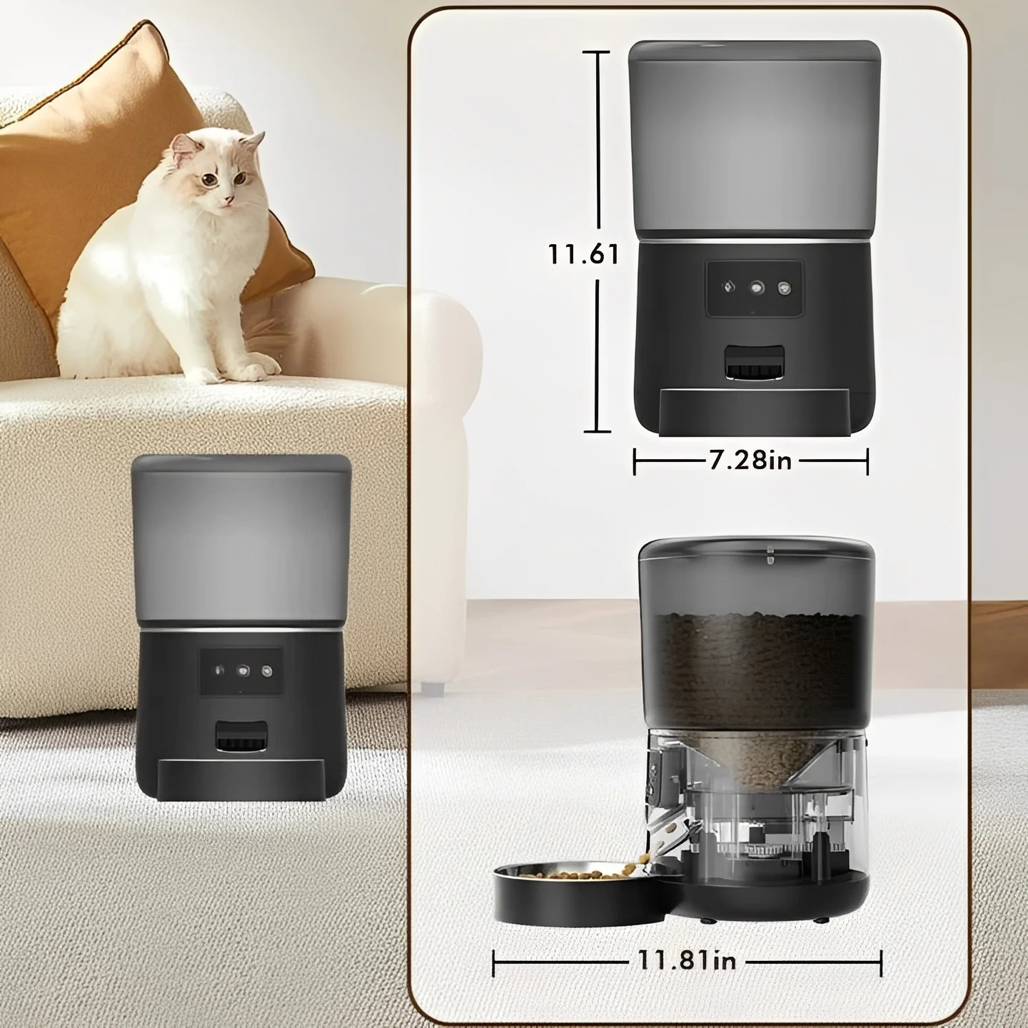 Smart Auto Feeder and Pet Meal Dispenser - Image 7
