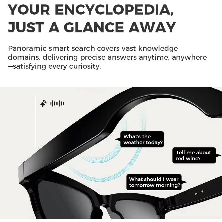 Smart Glasses with Built In Video Camera and Bluetooth Audio - Image 7