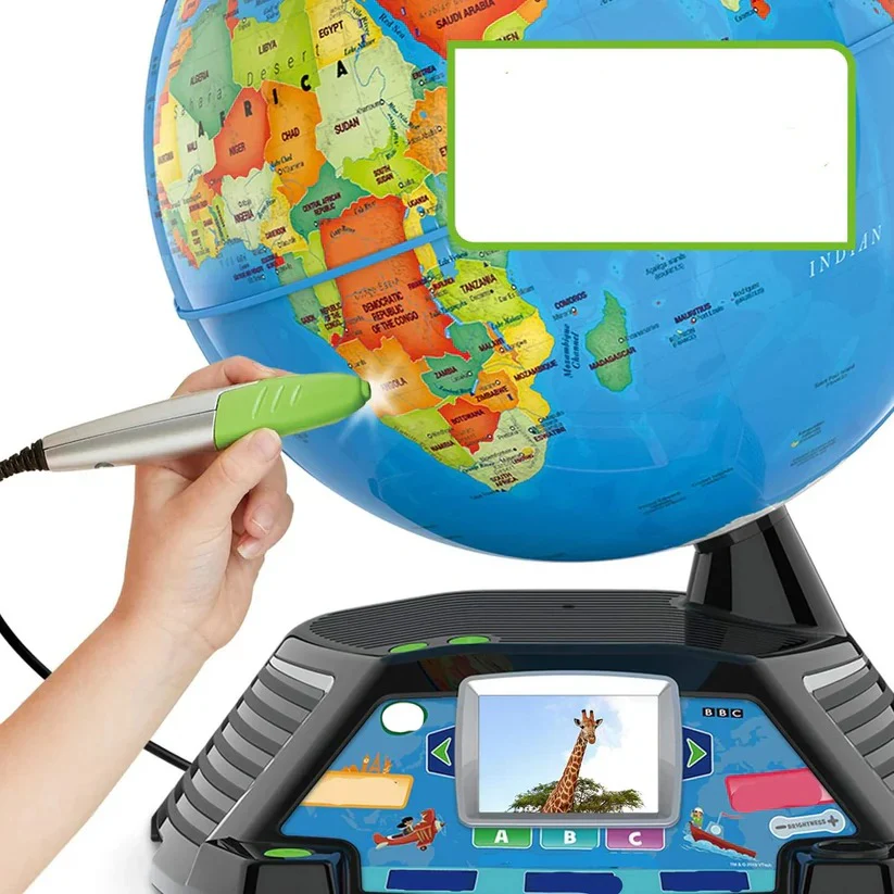 Interactive Learning Globe with LCD Screen and Stylus - Image 3