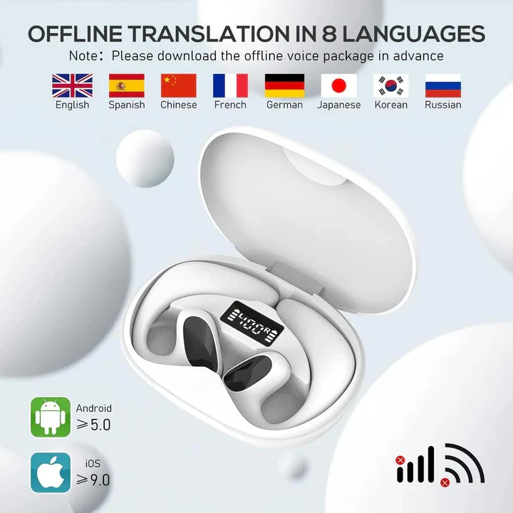 Smart Wireless Translator Earbuds for Travel and Business - Image 3