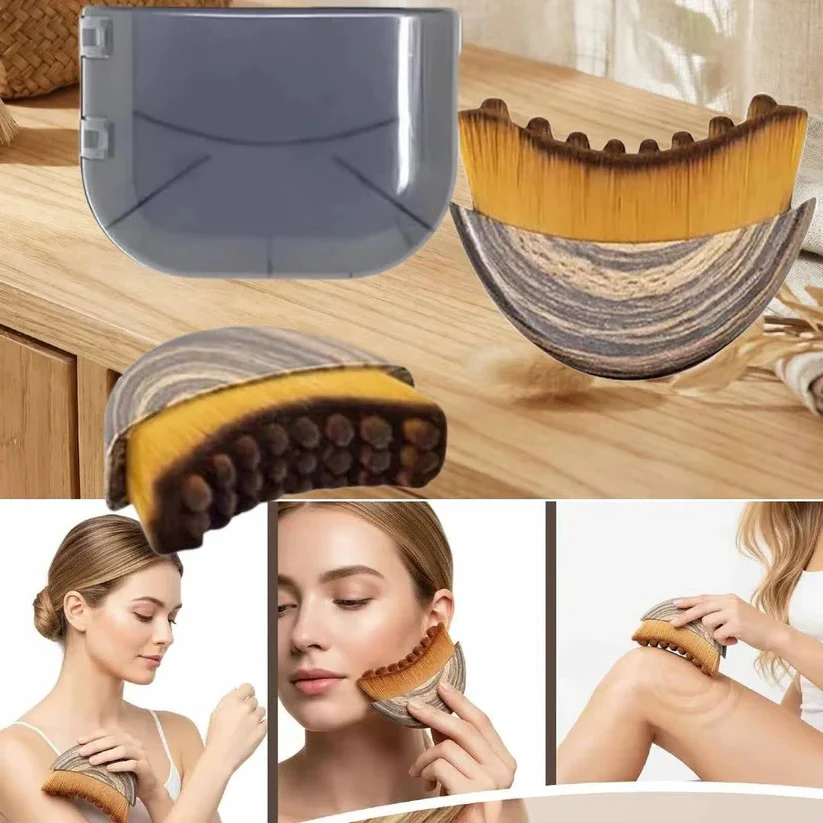 Fine Tip Facial Sculpting Brush with Gentle Bristles for Surface Skincare - Image 4