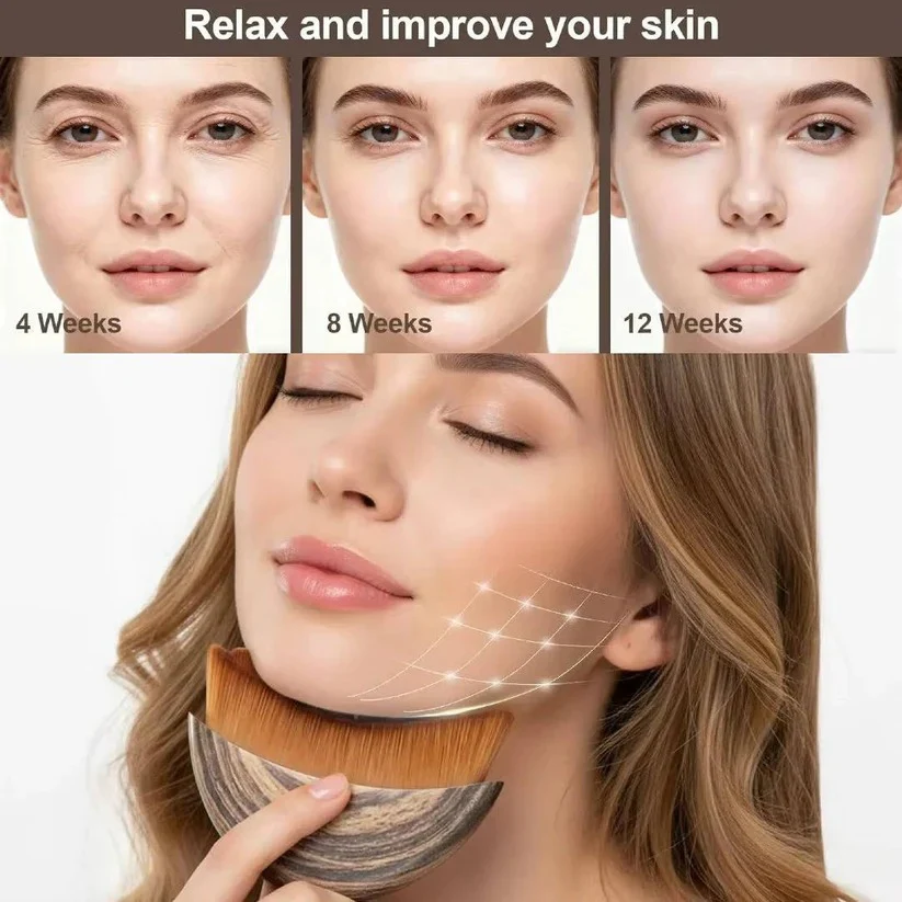 Fine Tip Facial Sculpting Brush with Gentle Bristles for Surface Skincare - Image 5