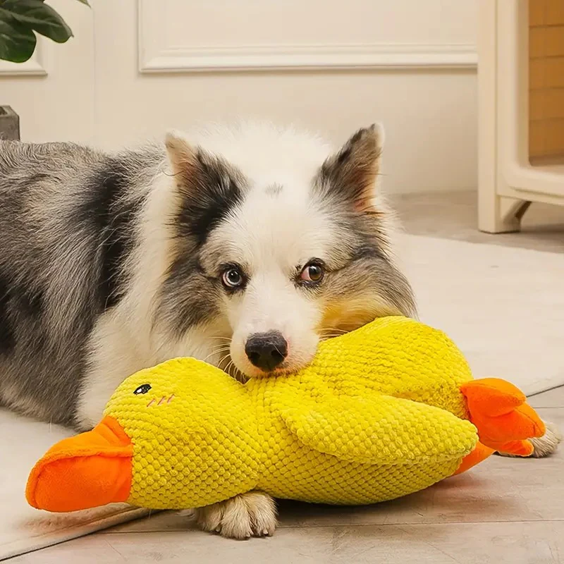 Soft Plush Duck Toy – Comforting Play Companion for Dogs - Image 3