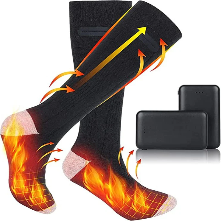 Soft Knit Heated Socks Electric Foot Warmers - Image 3