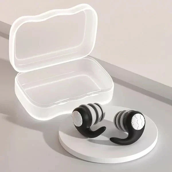 Reusable Silicone Earplugs with Storage Case - Image 2