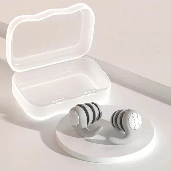Reusable Silicone Earplugs with Storage Case - Image 3