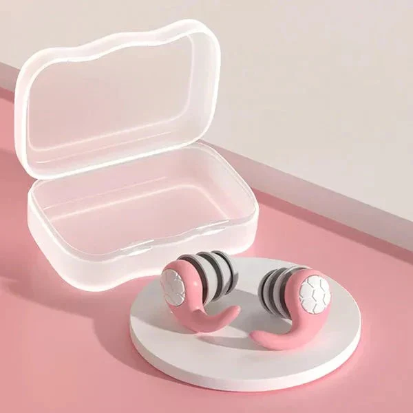 Reusable Silicone Earplugs with Storage Case - Image 4