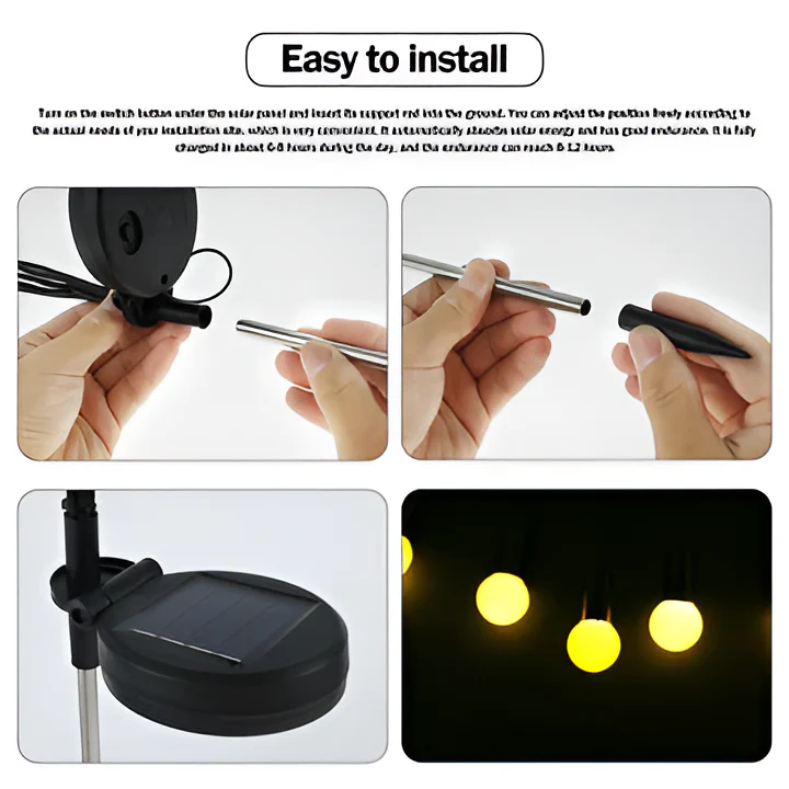 Solar Firefly Garden Lights - Image 5