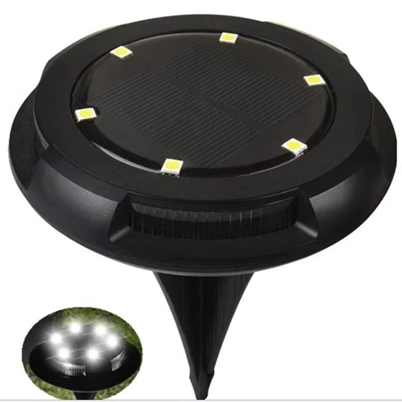 Outdoor Solar LED Ground Lights with Disk Style Design - Image 10