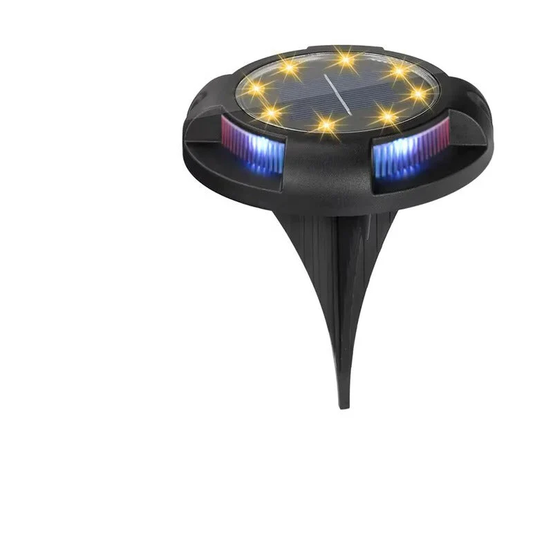 Outdoor Solar LED Ground Lights with Disk Style Design - Image 3